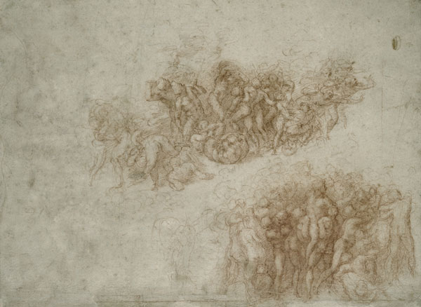 The Worship of the Brazen Serpent, c.1530 von Michelangelo (Buonarroti)