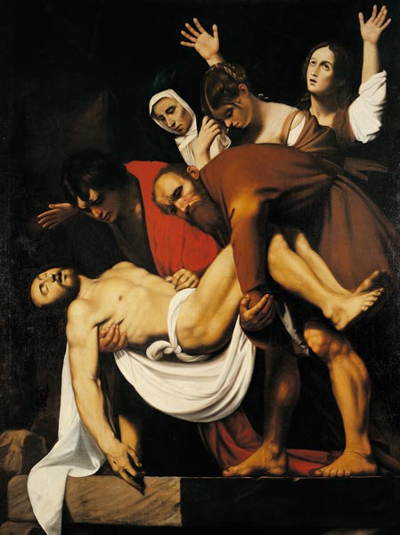 Caravaggio Copy /Entombment of Christ von Michelangelo Caravaggio