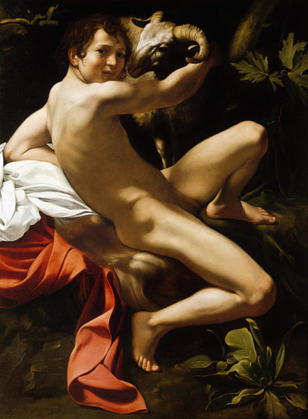 Caravaggio, Johannes der Täufer von Michelangelo Caravaggio