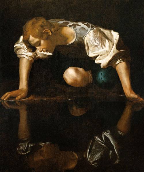 Caravaggio, Narcissus von Michelangelo Caravaggio