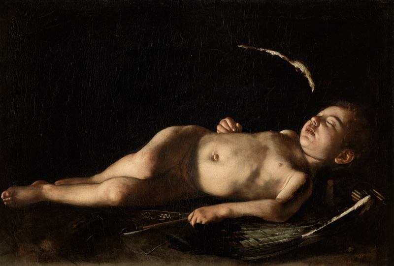 Sleeping Cupid von Michelangelo Caravaggio