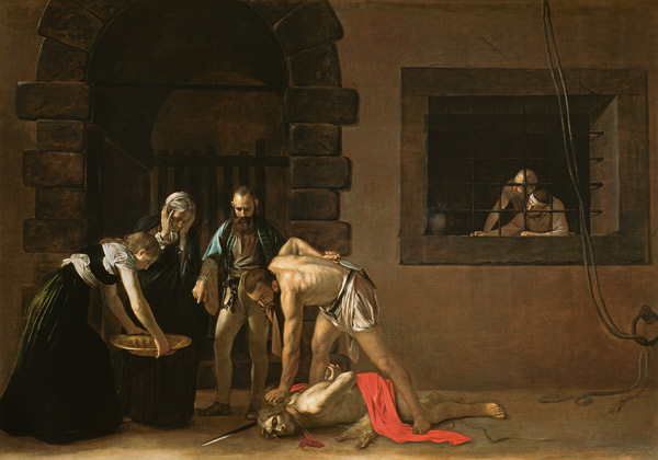 The Decapitation of St. John the Baptist von Michelangelo Caravaggio
