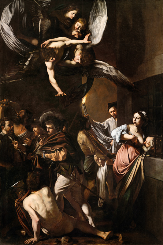 The Seven works of Mercy von Michelangelo Caravaggio