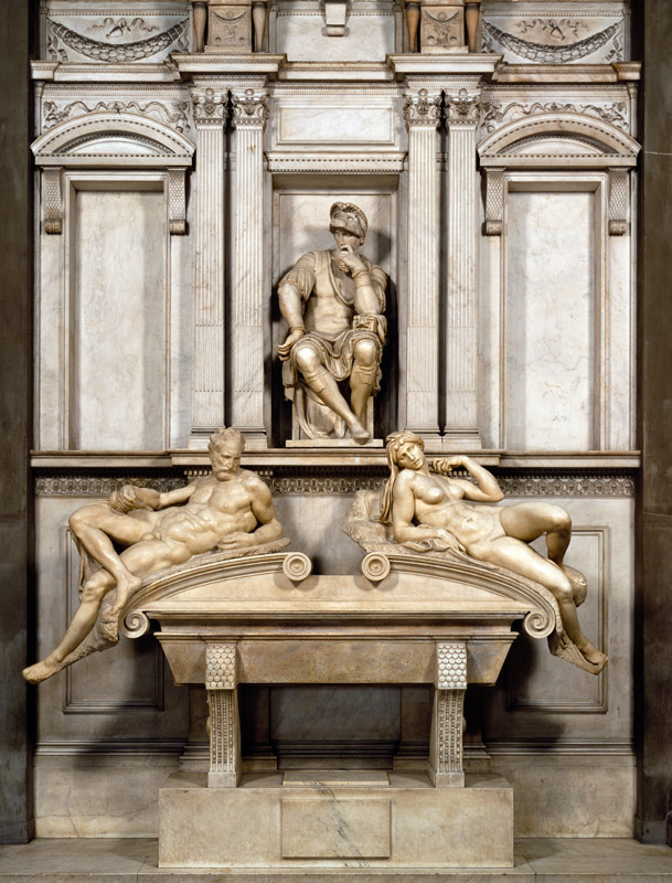 Tomb of Lorenzo de Medici (1449-92) von Michelangelo Caravaggio