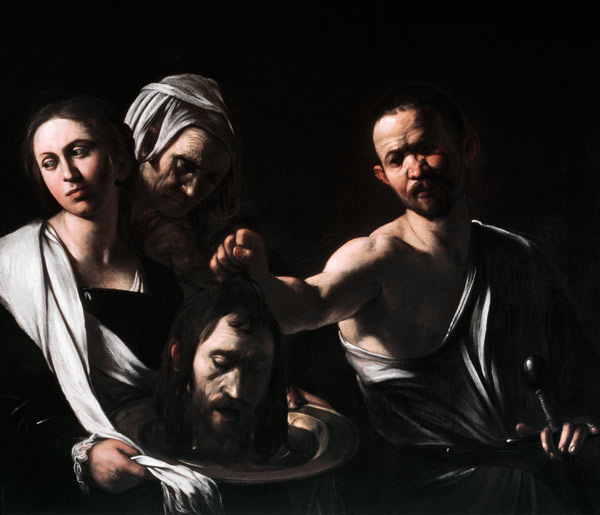 Salome Receives the Head of Saint John the Baptist von Michelangelo Caravaggio