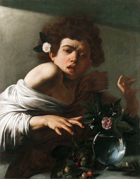 Caravaggio, Boy bitten by a Lizard von Michelangelo Caravaggio