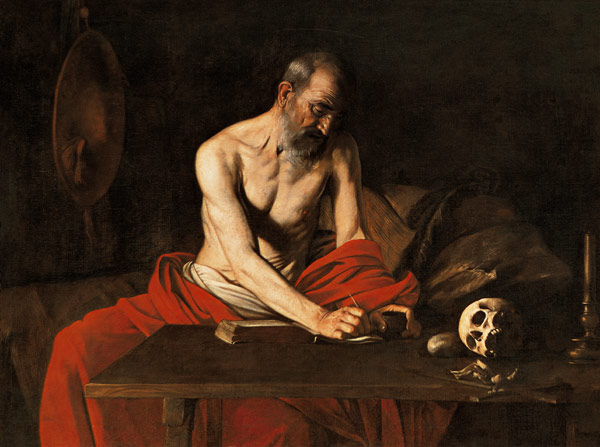 St. Jerome von Michelangelo Caravaggio