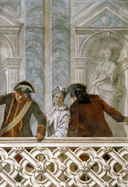 Group of three notaries von Michelangelo Morlaiter