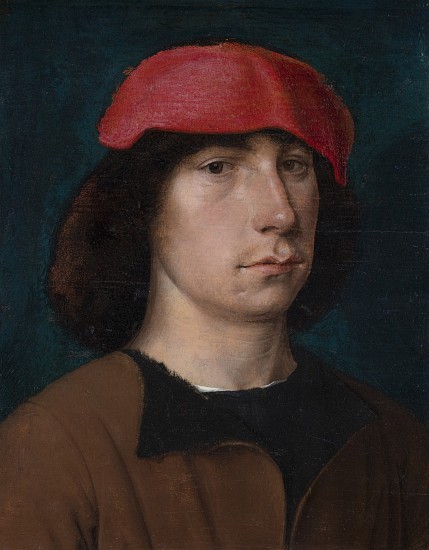 A Young Man in a Red Cap von Michiel Sittow