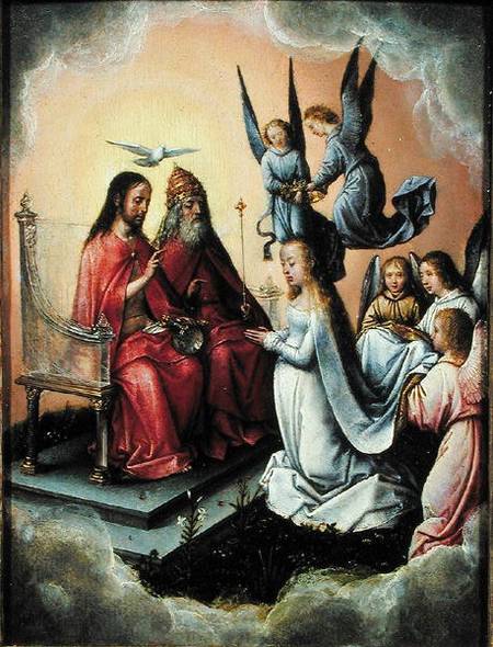 Coronation of the Virgin von Michiel Sittow