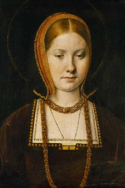 Mary Rose Tudor (1496-1533), Schwester Heinrichs VIII von Michiel Sittow