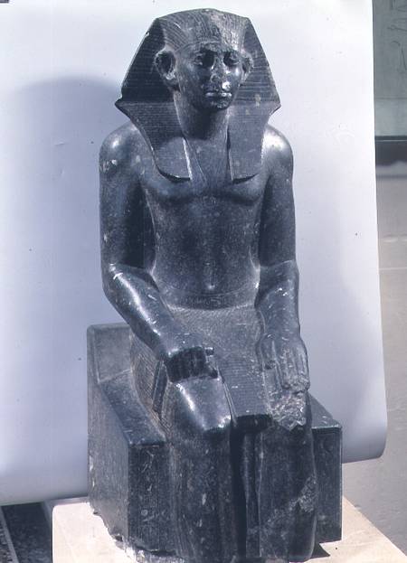 Statue of Sesostris III (1887-49 BC) as a young man von Middle Kingdom Egyptian