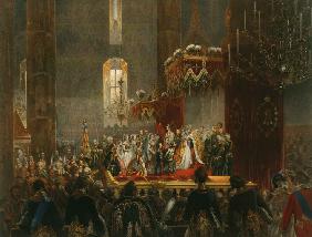 Die Beglückwünschung Alexanders II. von den Mitgliedern der Kaiserlichen Familie 1856