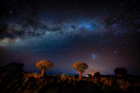 Die Milchstraße in Namibia