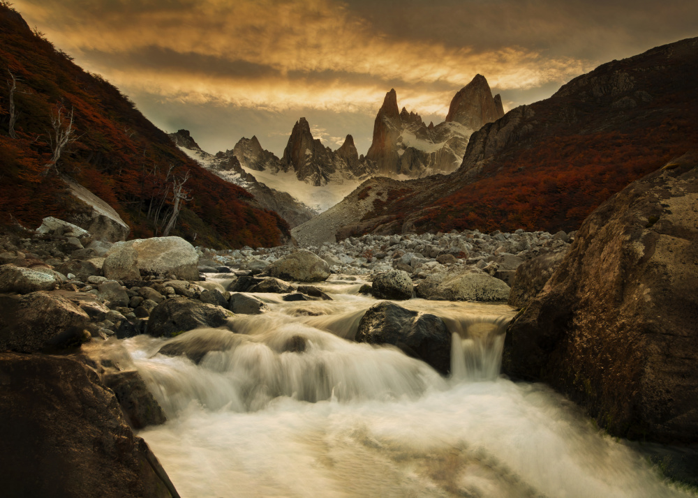 Abenddämmerung in Patagonien von Ming Chen