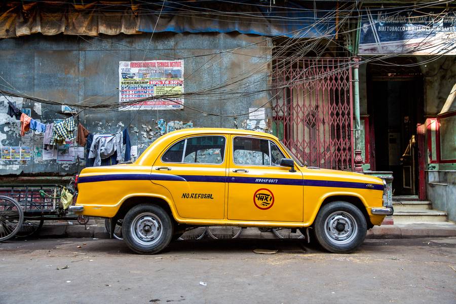 Taxi India von Miro May