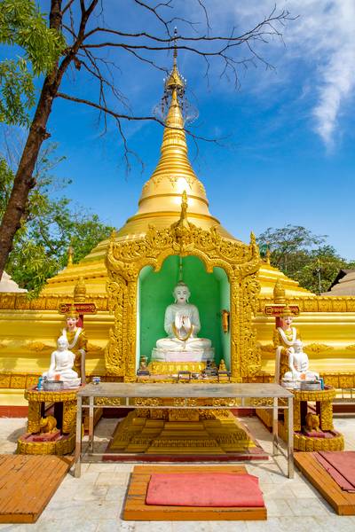 Buddhistischer Tempel in Myanmar, Burma. 2020