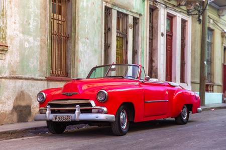 Cadillac in Havana, Cuba, Oldtimer, Kuba 2020