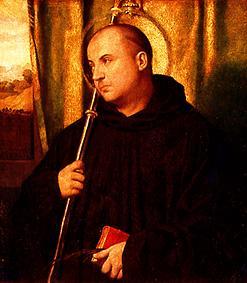 Heiliger Mönch. von Moretto da Brescia