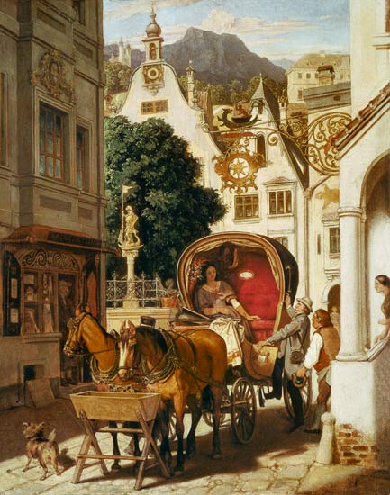 Hochzeitsreise von Moritz von Schwind
