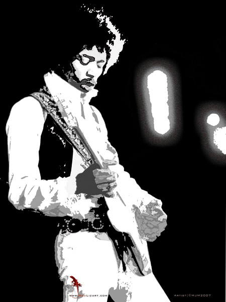 Jimi Hendrix von Matthias Müller