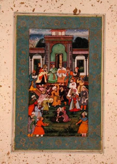 Group of Whirling Dervishes, from the Large Clive Album von Mughal School