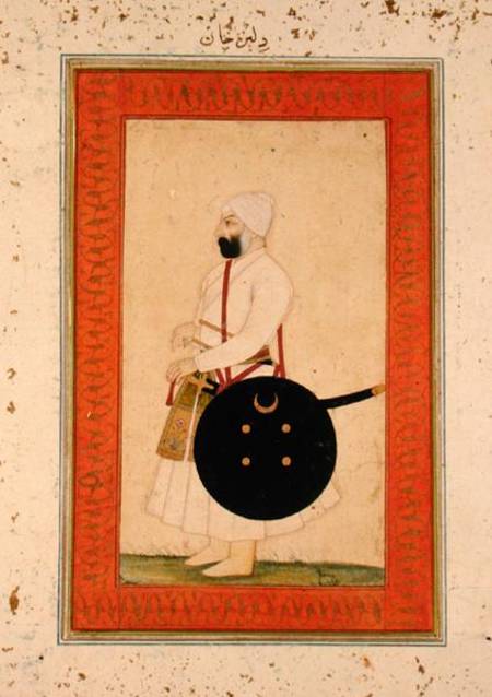 Portrait of Dilir Khan von Mughal School
