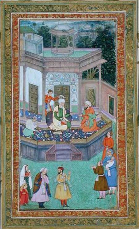 The Qazi, from the Small Clive Album von Mughal School