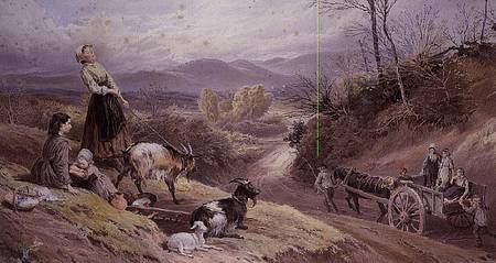 The Goat Herd von Myles Birket Foster