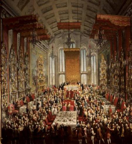 Coronation Banquet of Joseph II in Frankfurt von Mytens (Schule)