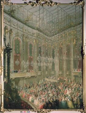 Recital by the Young Wolfgang Amadeus Mozart in the Redoutensaal, on the occasion of the wedding of 1760