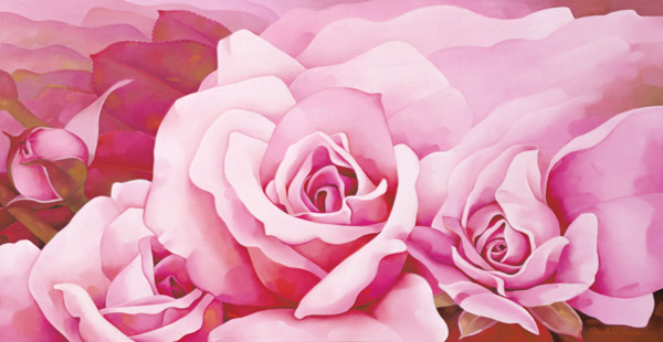 The Roses, 2003 (oil on canvas)  von Myung-Bo  Sim