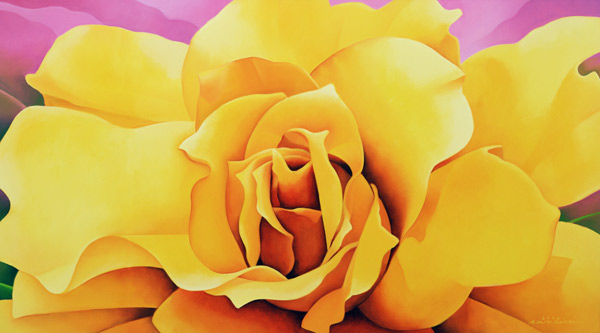 The Golden Rose, 2004 (oil on canvas)  von Myung-Bo  Sim
