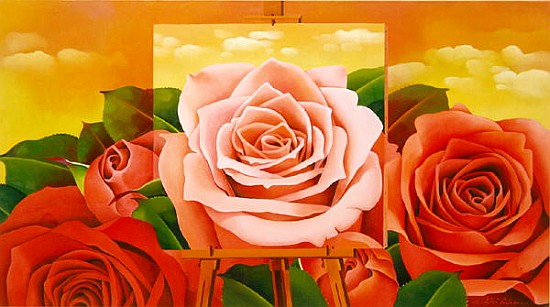 The Rose, 2004 (oil on canvas)  von Myung-Bo  Sim