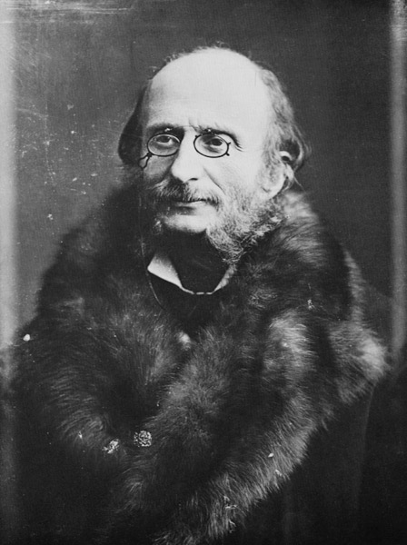 Porträt von Jacques Offenbach (1819-1880) von Nadar