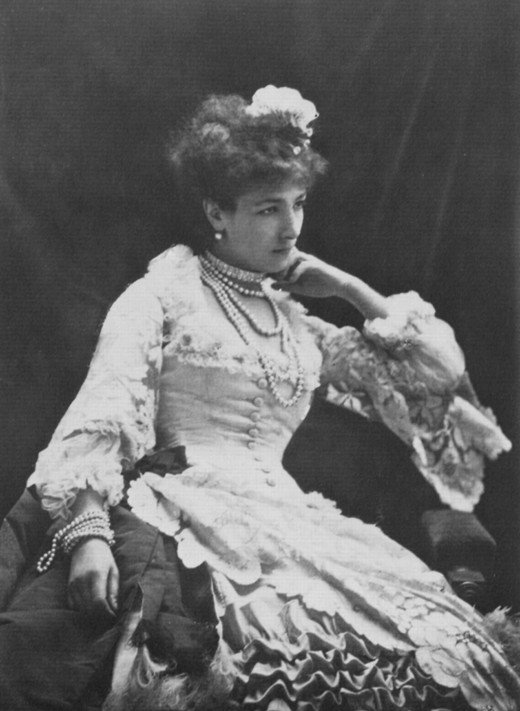 Porträt von Sarah Bernhardt (1844-1923) von Nadar