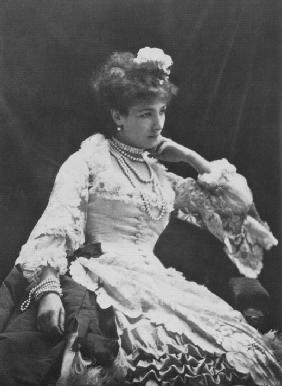 Porträt von Sarah Bernhardt (1844-1923)