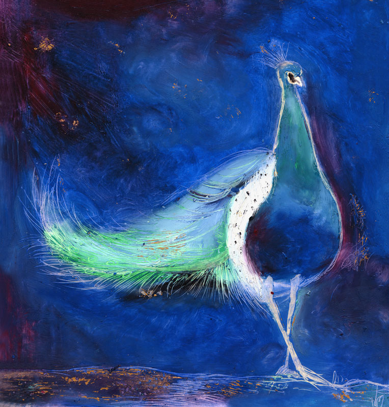 Peacock Blue von Nancy Moniz Charalambous