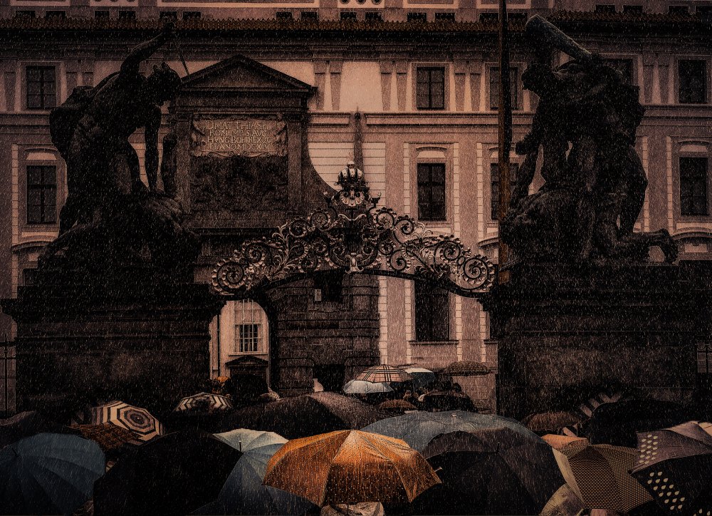 Regenschirme. von Natalia Simongulashvili   ( NATALIORION )