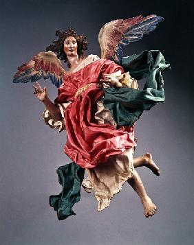 Angel, from the Christmas Creche and tree (terracotta & cloth)