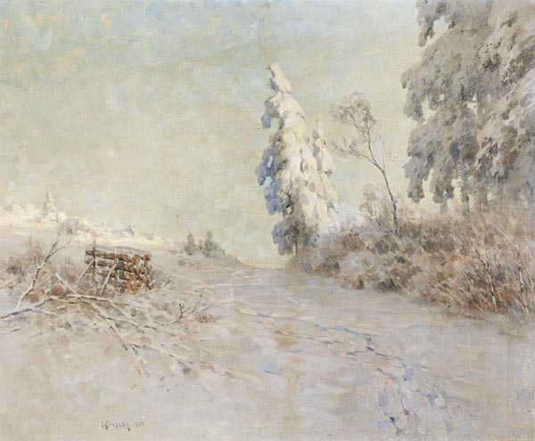 Winterlandschaft am Feldberg im Taunus von Nelson Gray Kinsley