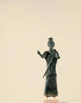 Figurine with sword and quiver and a five-line cuneiform inscription, from Lorestan, Iran c.8th-7th