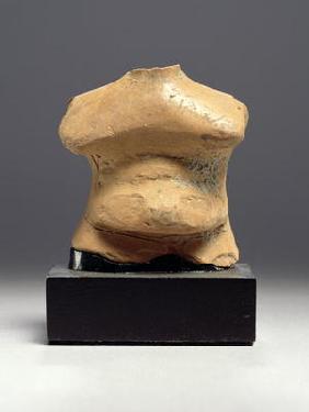 Fragmentary figure, Thessalian, c.6000 BC (terracotta) 19th