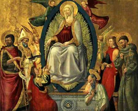 Ascension of the Virgin von Neri di Bicci