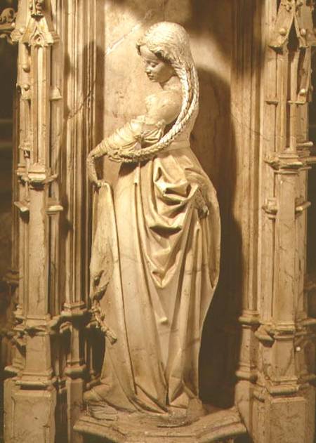 Wise virgin statuette from the tomb of Philibert the Fair (1480-1504) Duke of Savoy von Netherlandish School