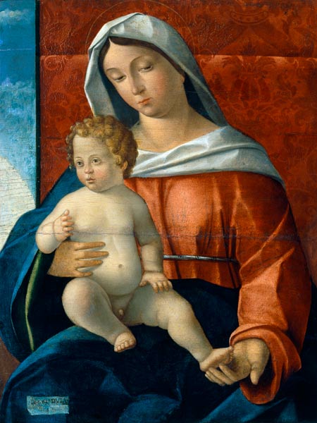 P.Duia, Maria mit Kind von Niccolo  di Pietro Lamberti