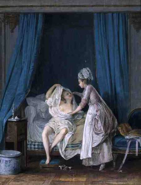 Lady Getting Out of Bed von Niclas II Lafrensen