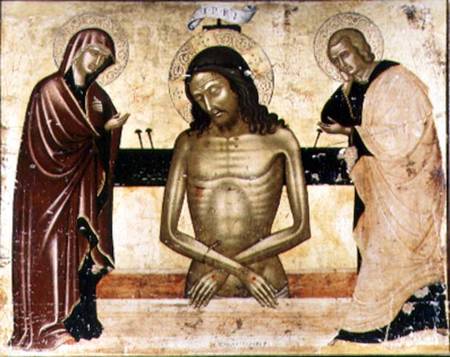 Christ Crucified with Mary and Joseph von Nicola Zafuri