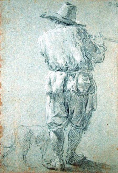 Flute-playing Shepherd von Nicolaes Berchem
