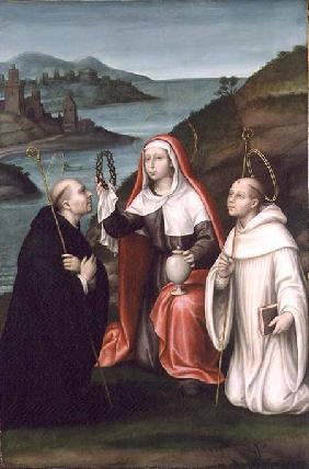 St. Mary Magdalene with St. Dominic and St. Bernard c.1580
